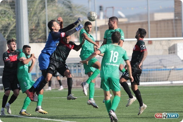 תיקו משקף בין כפר קאסם לאדומים אשדוד (מוחמד סרסור)